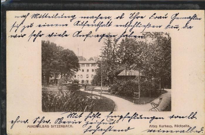 Bad Ditzenbach Altes Kurhaus