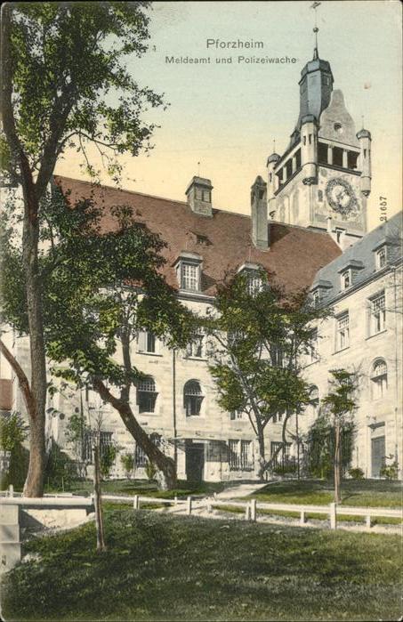 Pforzheim Meldeamt Polizeiwache