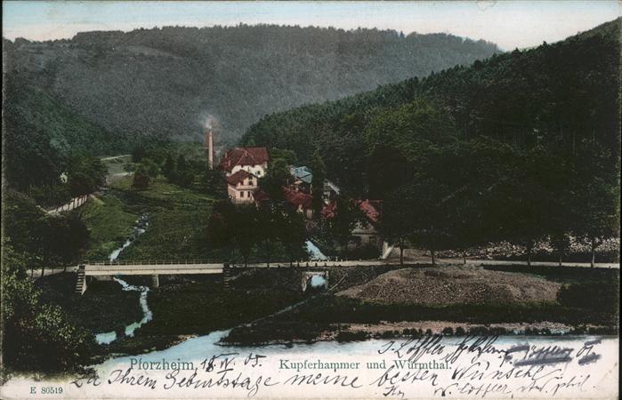 Pforzheim Kupferhammer Würmtal