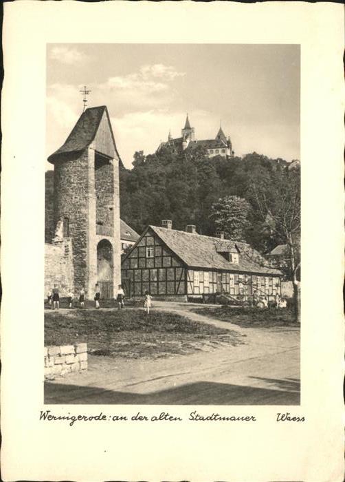 Wernigerode Harz Alte Stadtmauer
