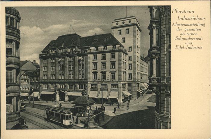 Pforzheim Industriehaus Straßenbahn