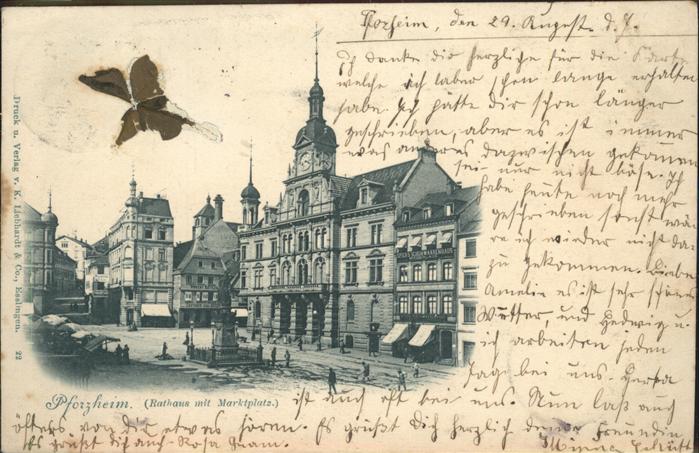 Pforzheim Rathaus Marktplatz