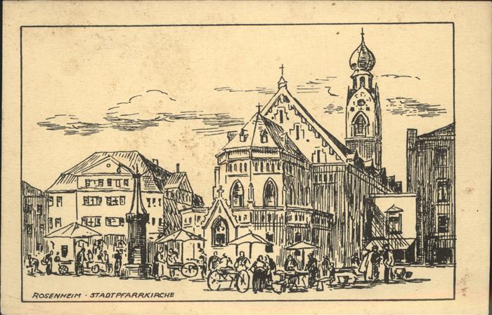 Rosenheim Bayern Stadtpfarrkirche