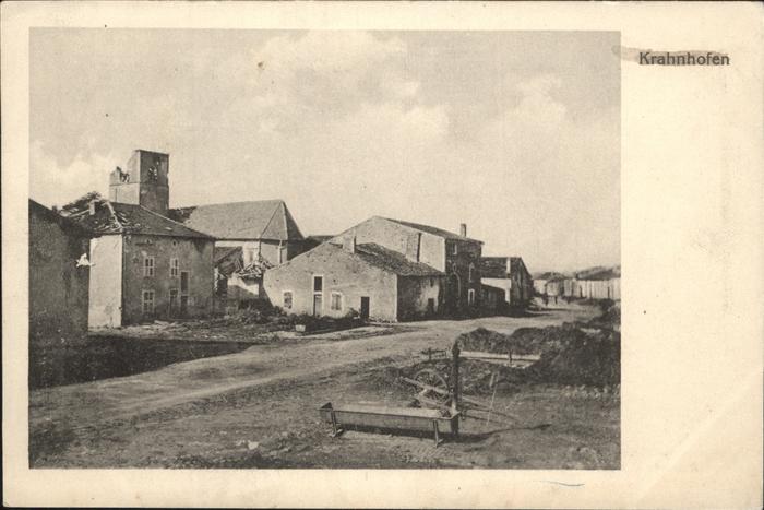 Somme Departement Krahnhofen Ruinen WK1