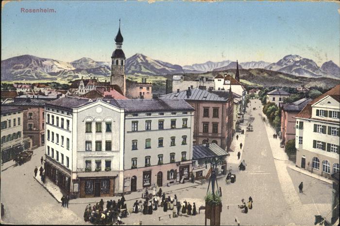 Rosenheim Bayern Teilansicht