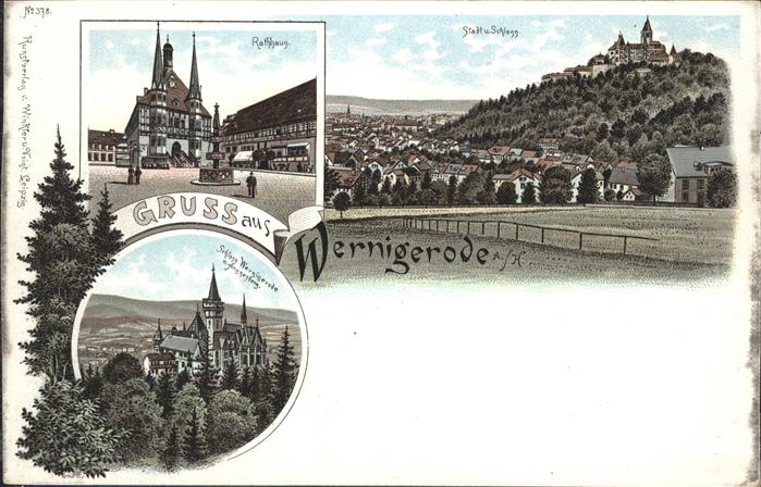 Wernigerode Harz Rathaus
Schloss