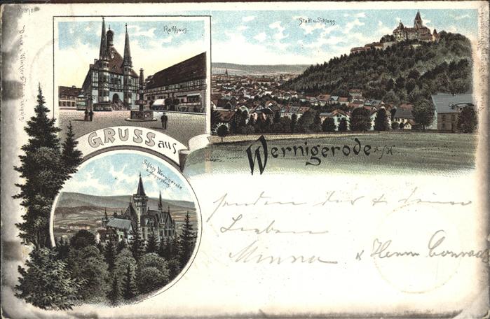Wernigerode Harz Teilansichten