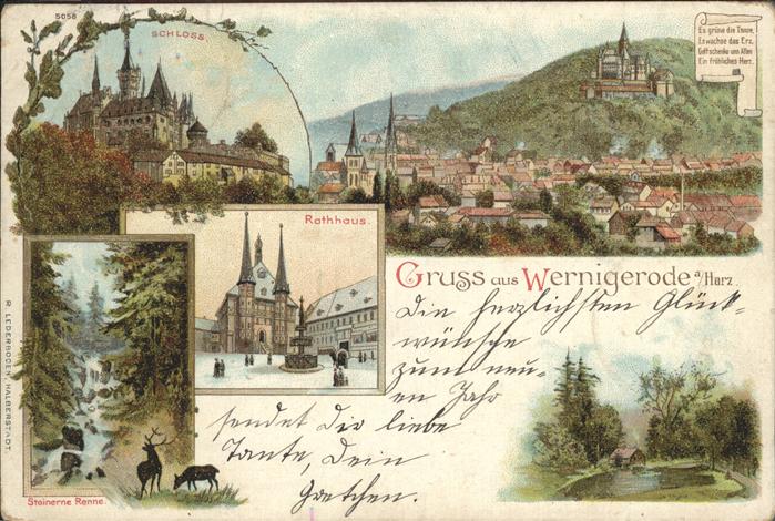 Wernigerode Harz Schloss
Rathaus