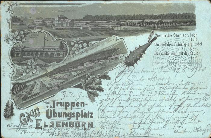 Elsenborn Mondscheinkarte
Truppenübungsplatz