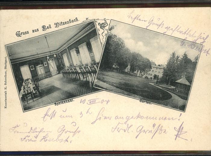 Ditzenbach Speisesaal