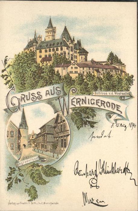 Wernigerode Harz Schloss