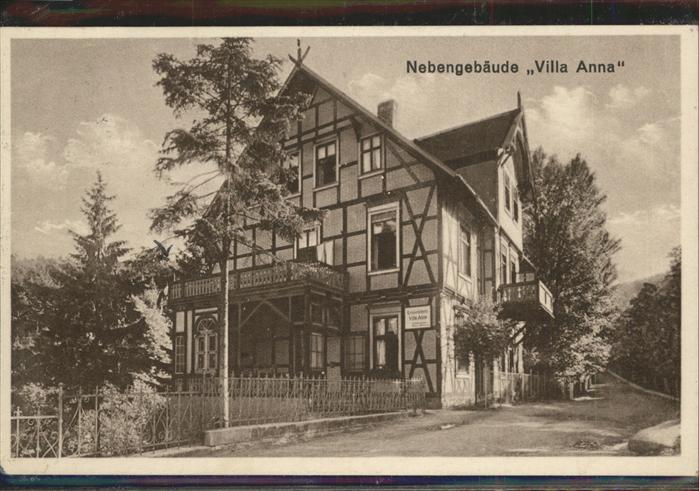 Wernigerode Harz nebengebäude Villa Anna