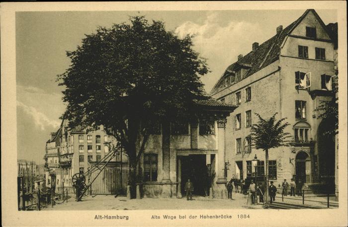 HAMBURG  CITY Alt-Hamburg Alte Wege 1884