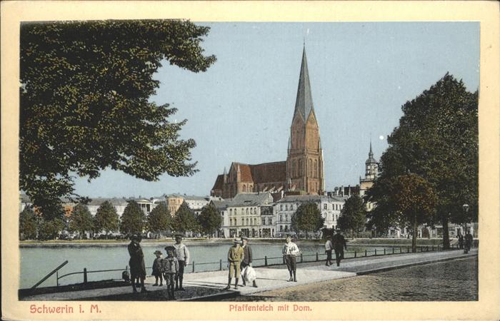 Schwerin Mecklenburg Pfaffenteich Dom
