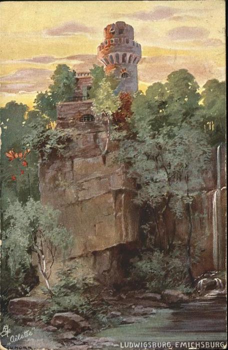 Ludwigsburg Emichsburg Künstlerkarte