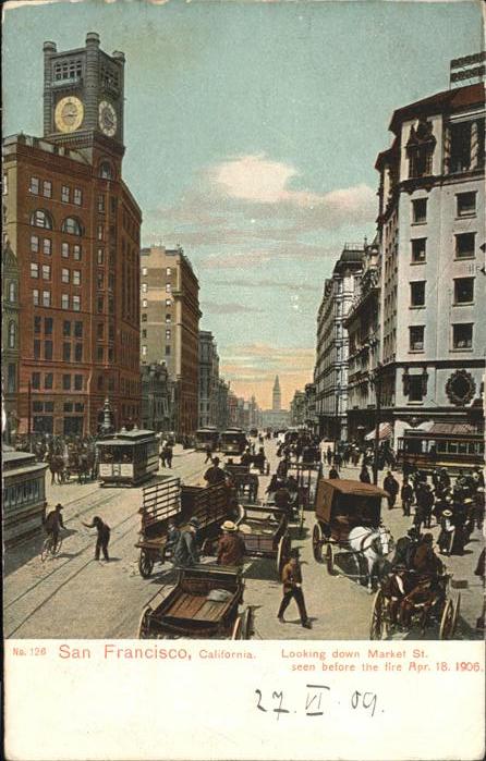 San Francisco California Teilansicht