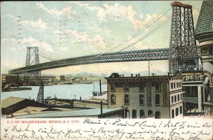 New York City Williamsburg-Bridge