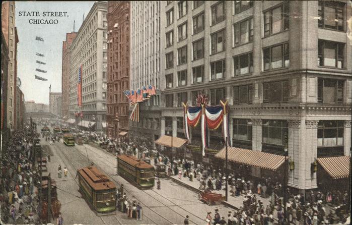 Chicago Heights State Street Strassenbahn