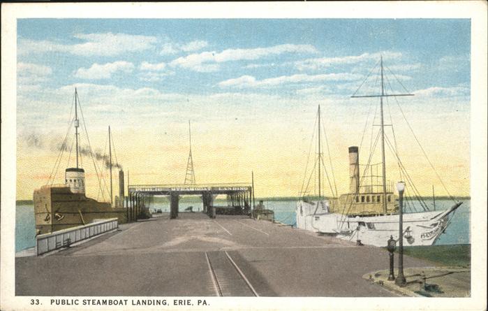 Erie Pennsylvania Public Steamboat Landing