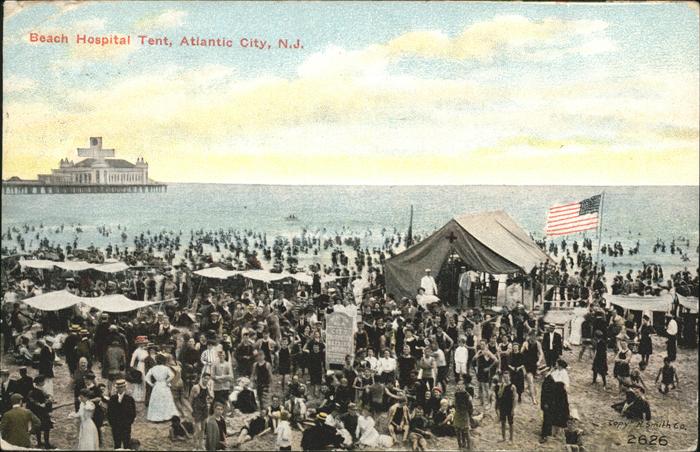 Atlantic City New Jersey Beach Hospital Tent