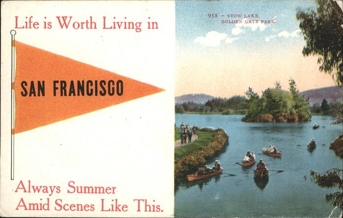 San Francisco California Stow Lake