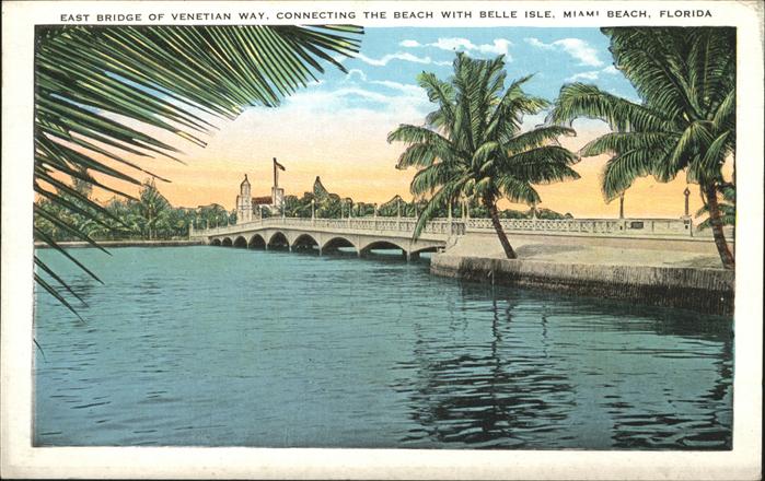 Miami Beach East Bridge
Venetian Way