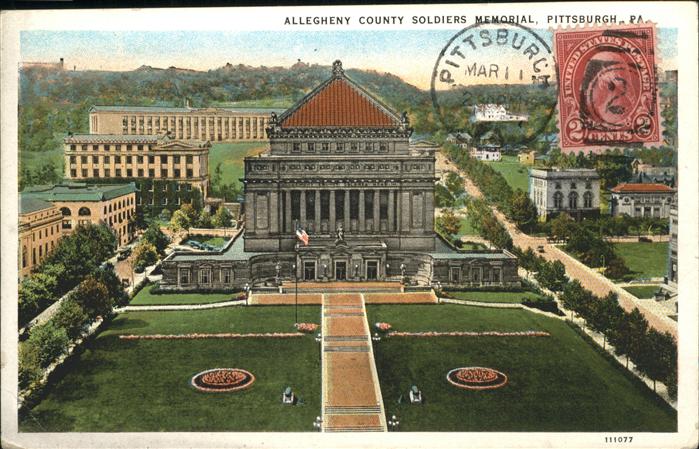 Pittsburgh Allegheny County Soldiers Memorial