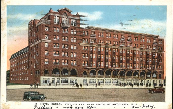 Atlantic City New Jersey Hotel Morton
Virginia Ave.