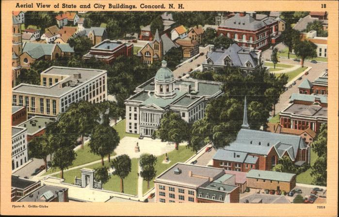 Concord New Hampshire Aerial View
City Buildings