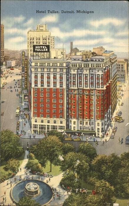 Detroit Michigan Hotel Tuller