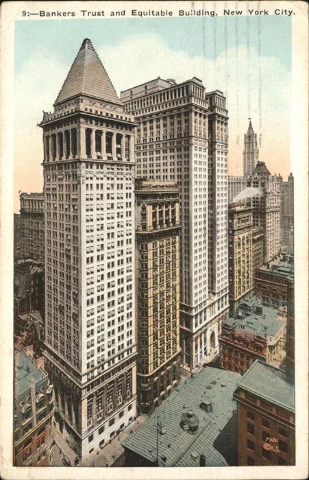 New York City Bankers Trust
Equitable Building