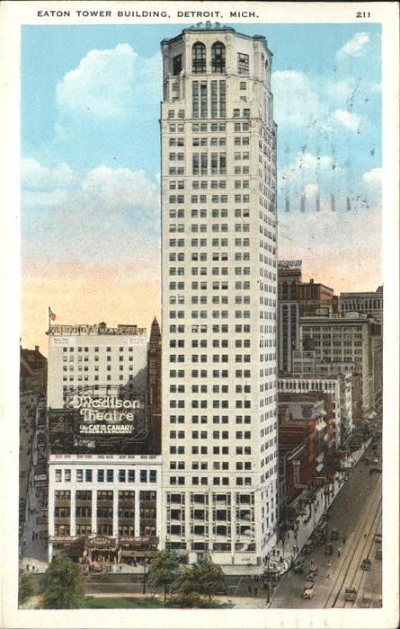 Detroit Michigan Eaton TowerBbuilding