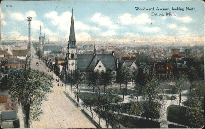 Detroit Michigan Woodward Avenue