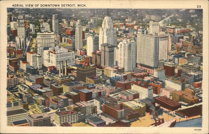 Detroit Michigan Aerial View
Downtown