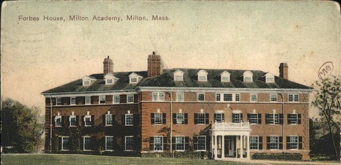 Milton Massachusetts Forbes House
Milton Academy