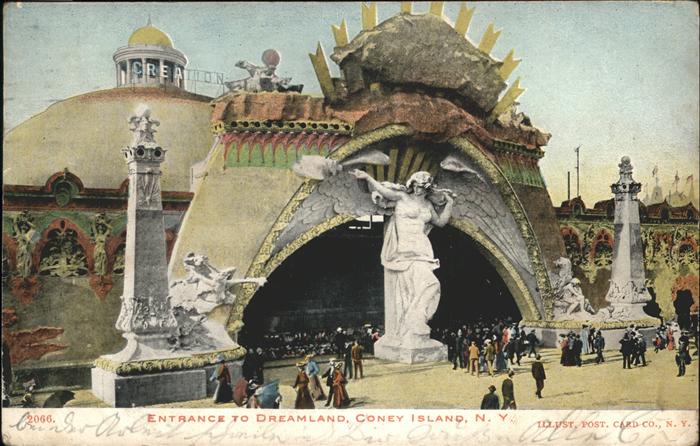 Coney Island New York Eingang zum Traumland