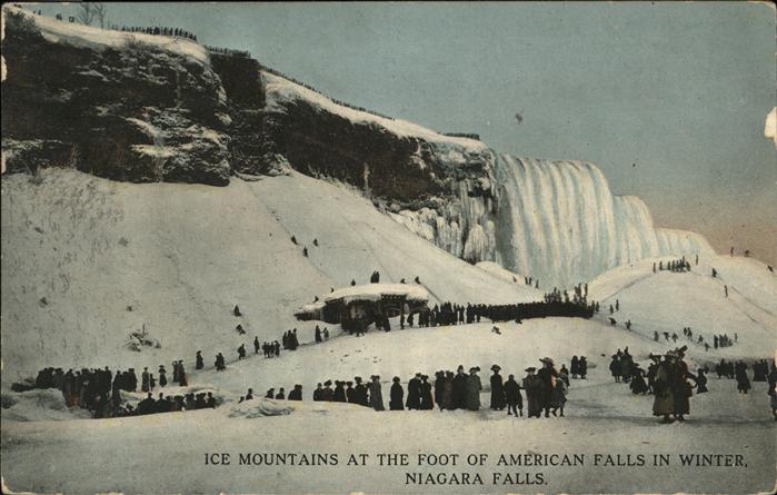 Niagara Falls New York Ice Mountains