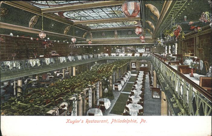 Philadelphia Pennsylvania Kugler's Restaurant