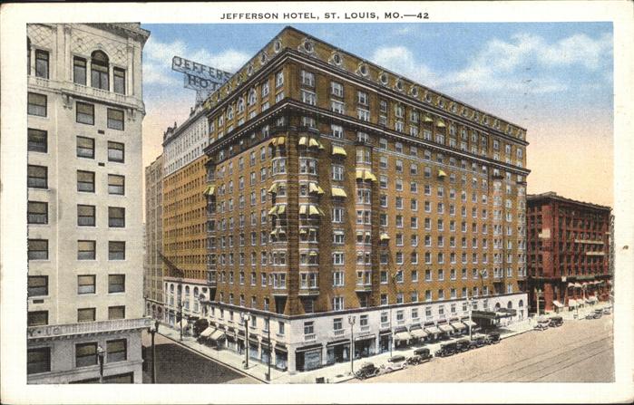 St Louis Missouri Jefferson Hotel