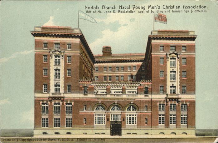 Norfolk New York Norfolk Branch 
Naval Young Men's Chsristian Association
Gift