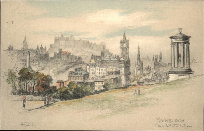 Edinburgh Scotland Calton hill