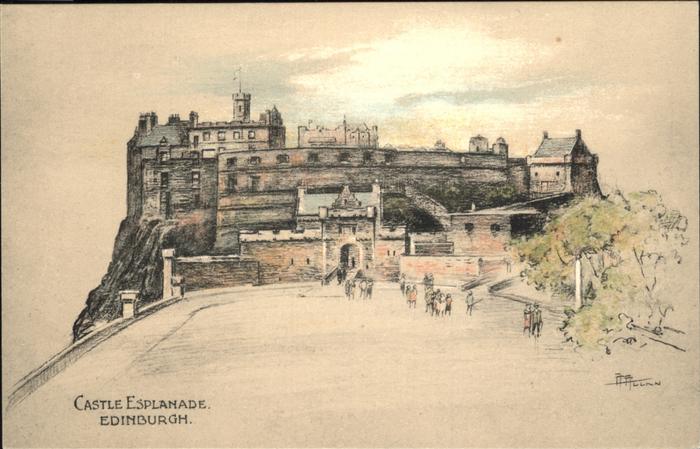 Edinburgh Scotland Castle Esplanade
