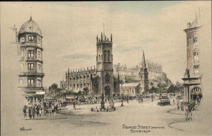 Edinburgh Scotland Princes Street