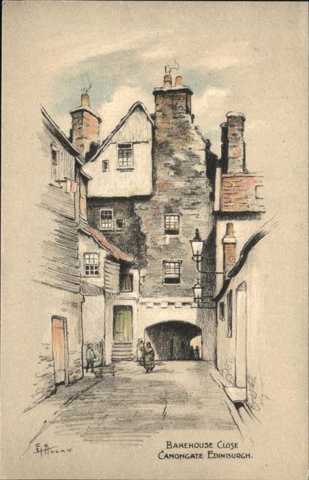 Edinburgh Scotland Bakehouse Close