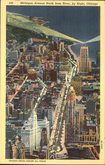 Chicago Heights Michigan Avenue Fliegeraufnahme