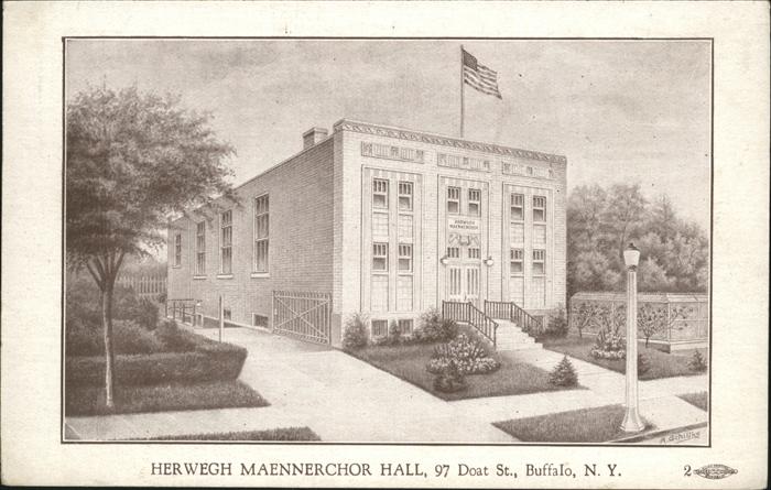 Buffalo New York Herwegh Maennerchor Hall