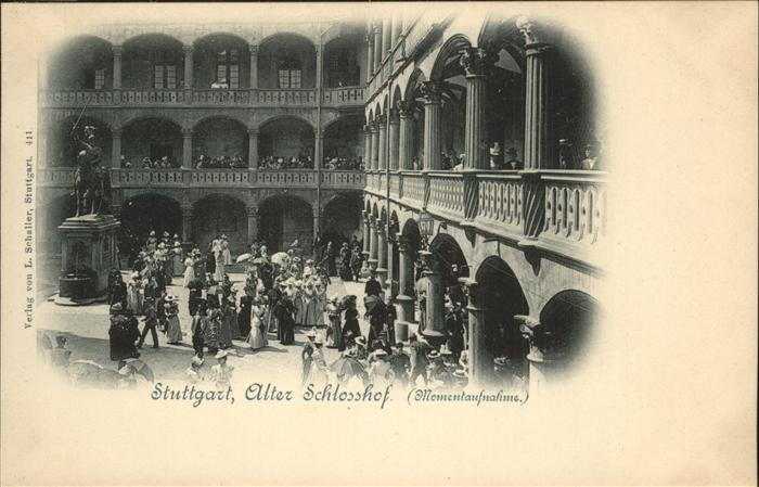 STUTTGART  CITY alter Schlosshof