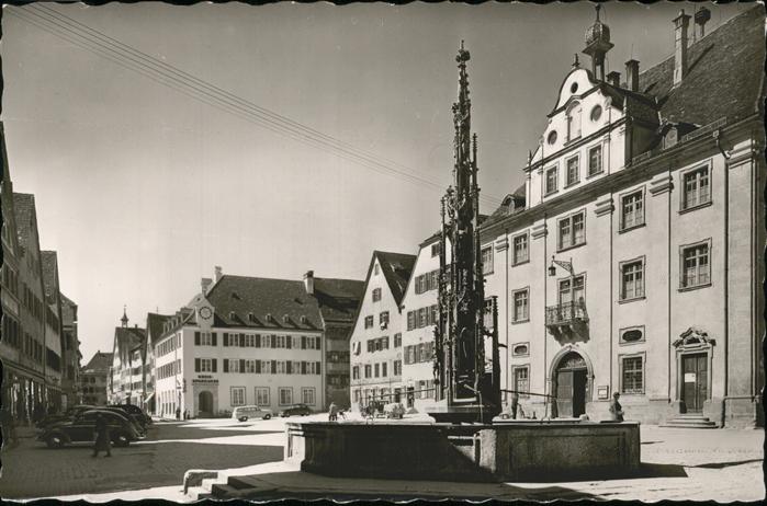 Rottenburg Neckar Marktplatz Brunnen