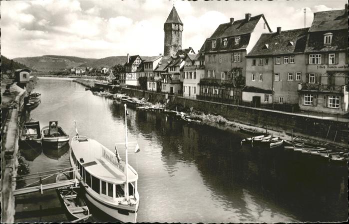 Wertheim Main Taubermündung Schiff