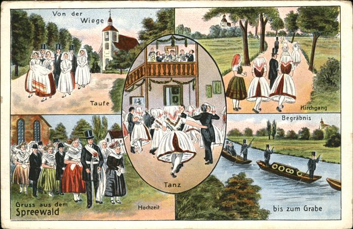 Spreewald Tanz Hochzeit Kirchgang Taufe